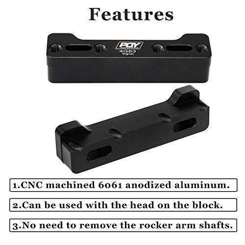 Aluminum Valve Spring Compressor Tool Removal Compatible with Mitsubishi Eclipse/Talon/Evo 8/9 4G63 Engine Black