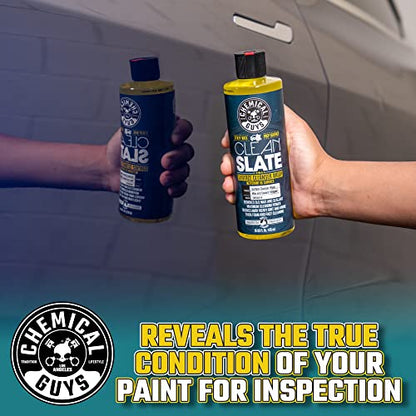 Chemical Guys CWS80316BK Car Wash Detailing Bucket, Mitt & Accessories Bundle (6 Items) Featuring Clean Slate Deep Surface Cleaning Car Wash Soap, 16 oz - for Cars, Trucks, SUVs, RVs & More - size: 16 oz