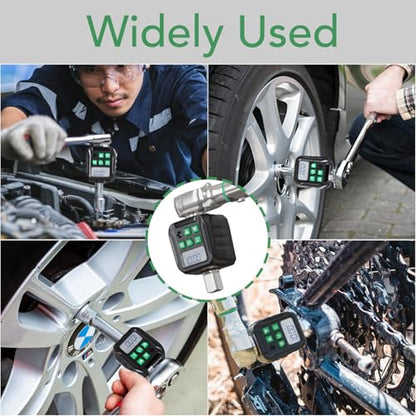 Digital Torque Wrench Adapter Set 1/2" Drive,Electric Wrenches,Snap on Digital Inch Pound Torque Wrench,1/4",3/8" Torque Adapter for Car,Motorcycle & Automotive (12.54-250.8 ft-lb/17-340 Nm) - size: 12.54-250.8 ft-lb/17-340 Nm