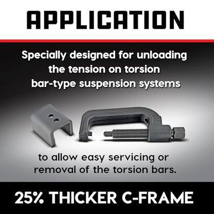 Powerbuilt Torsion Bar Tool for Truck Suspension, Heavy Duty Torsion Key Removal and Installation Tool, Fits GM, Chevy, Ford, Dodge, SUV and Pickup Front Suspensions - 647753 - style: 4 Piece