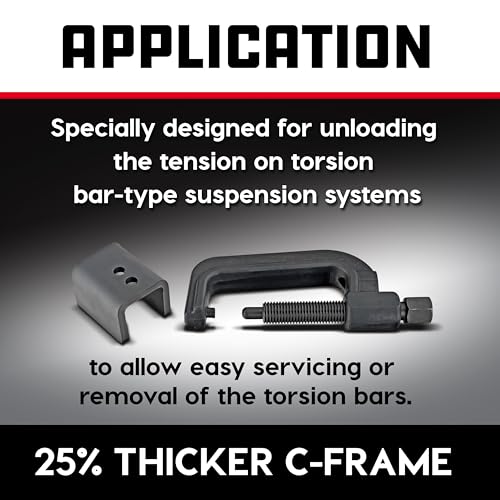 Powerbuilt Torsion Bar Tool for Truck Suspension, Heavy Duty Torsion Key Removal and Installation Tool, Fits GM, Chevy, Ford, Dodge, SUV and Pickup Front Suspensions - 647753 - style: 4 Piece