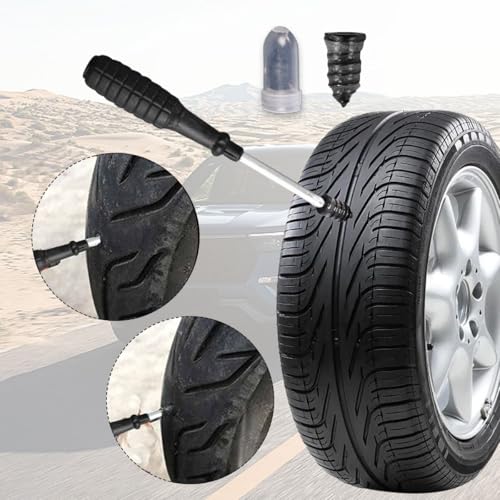 Tire Plugs Nails Screw in Tire Repair Screws Kit with Screwdriver 2 Size - size: 2 Size 60 Count