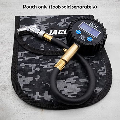 JACO Utility Tool Pouch | Multi-Purpose Storage Pouch for Tire Gauges, Tools, & Accessories (Digital Camo) - size: Medium