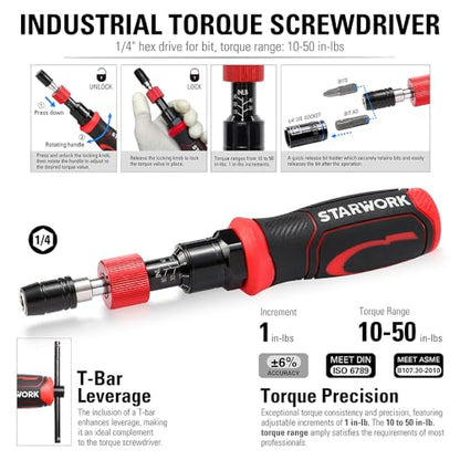 STARWORK TRUE MECHANIC™ 313-Piece Mechanics Tool Set and Socket Set | Professional, SAE/Metric