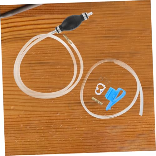 Manual Hand Siphon Pump Fuel Transfer Hose Kit for Gasoline Oil and Fuel Plastic PVC Hand Pump Siphon for Cars Motorcycles Efficient Portable Gasoline Extraction Tool