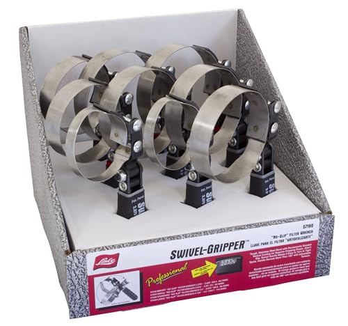 Lisle 57160 Swivel Gripper, 9 Pk - size: 2.375-4.5" / 60.3-114.3mm