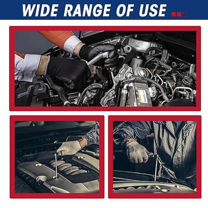 RIZOM 15-Piece 3/8" Drive Extra Long Torx Bit Socket Set, T10-T60 Star Bit Socket Set, CR-V and S2 Steel