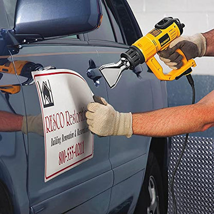 DEWALT Classic Heat Gun with LCD Display & Hard Case/Accessory Kit (D26960K), Yellow