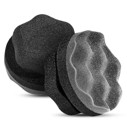 Salty Captain Tire Shine Applicator Pad – Ergonomic Hex-Grip Sponge for Easy, Mess-Free Application – Evenly Spreads Gel, Spray & Dressing – Durable for Professional Auto Detailing