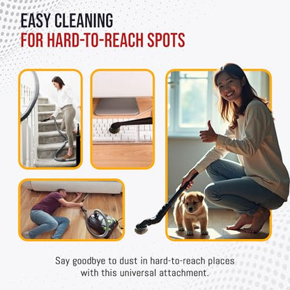 MP Maresh Products Dust Brush Attachment - Soft Bristle Cleaning Brush | Compatible with 1 1/4" Shop Vac, Eureka, Hoover, Central Vacuum System, Ceiling Fan Cleaner Duster, Household Vacuum Cleaners - size: Vacuum Brush