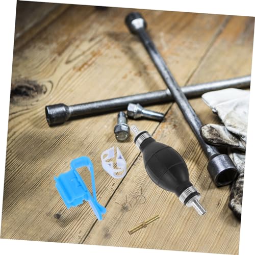 PRETYZOOM 1set Auto Hand Pump Siphon Kit Transfer Hose Fuel Siphon Pump for Cars Boats Motorcycles