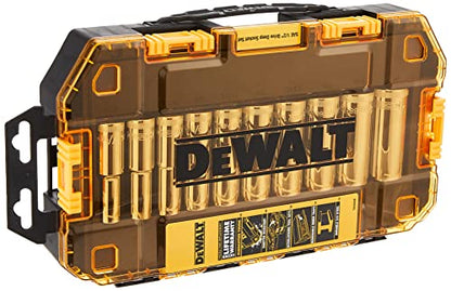 DEWALT DWMT73814 SAE Drive Deep Socket Set (10 Piece), 1/2" - style: SAE socket set