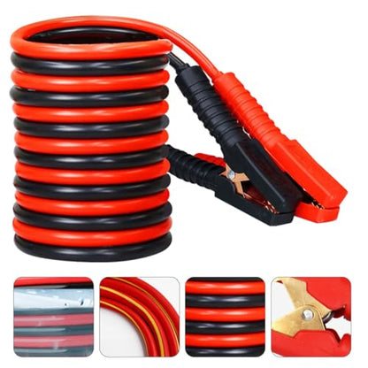 Ciieeo Heavy Duty 1000a Pure Copper Car Jumper Cables with Fully Covered Clamps 3.8m Booster Wire for Emergency Vehicle Battery Power Supply