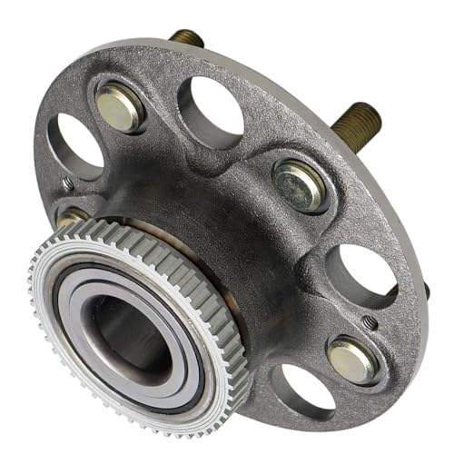 Detroit Axle - Pair Rear Wheel Bearing Hubs for Acura 2002-2006 RSX 2004-2005 Honda Civic, Wheel Hub Bearings Assembly Replacement [5 Lug w/ABS] - style: 512259-DA x2/Pair