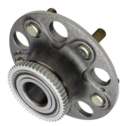 Detroit Axle - Pair Rear Wheel Bearing Hubs for Acura 2002-2006 RSX 2004-2005 Honda Civic, Wheel Hub Bearings Assembly Replacement [5 Lug w/ABS] - style: 512259-DA x2/Pair