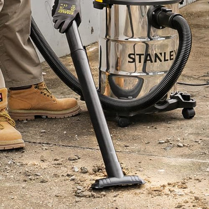 STANLEY Wet Dry Vacuum 8 Gallon 4 HP Peak Shop Vacuum with Attachment,SL18117