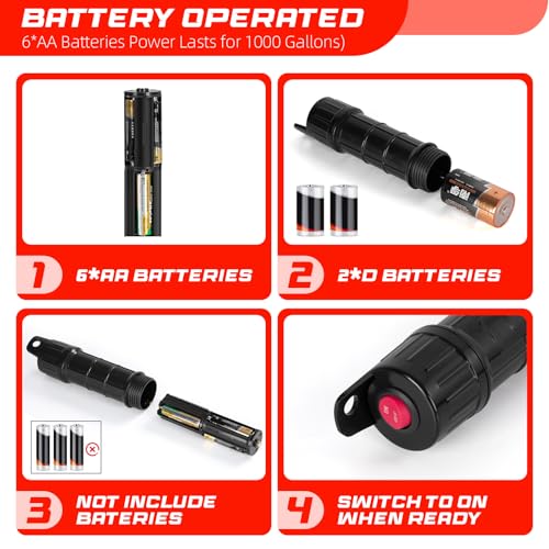 Portable Transfer Pump Battery Operated Electric Siphon Pump for Gas, Fuel, Diesel, Water Transfer 2.4 GPM Flow Oil Extractor, 47" Hose-Easy to Use Hand Fuel Pump, Multi-Use Siphon Transfer Pump(Red) - color: 1 Pack Red