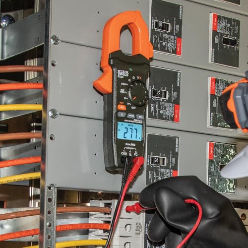 Klein Tools CL220 Digital Clamp Meter, Auto-Ranging 400 Amp AC, AC/DC Voltage, TRMS, Resistance, Continuity, NCVT Detection, and Temp - size: Clamp Meter