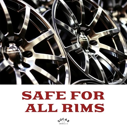 SOCAR Pit Crew Wheel Cleaner - 16 fl oz Removes Brake Dust, Road Dirt, Grime. Professional Strength Powerful Formula. Safe for Aluminum, Chrome, Alloy Wheels, Brake Components - size: 16 Fl Oz (Pack of 1)