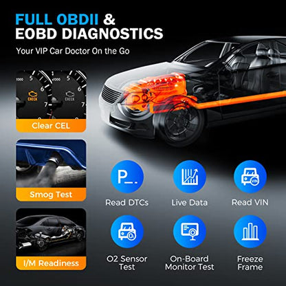 Launch CR529 OBD2 Diagnostic Scan Tool Code Reader for Car After 1996 | Check Egine Light, Read and Clear Codes, One Click 1/M, for DIYers, Lifetime F-ree Updates, 5 Yrs Backup, Gift Choice