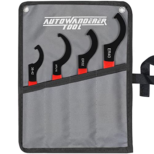 4pcs Coilover Spanner Wrench Set Adjustable Shock Wrench Heavy Duty Steel C Spanner for Most Coil Overs Shocks Adjustment and Suspension System - size: 4 Pcs