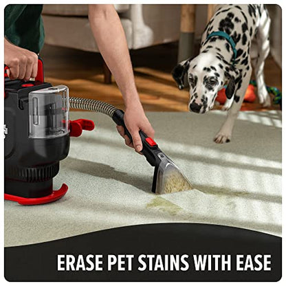 Dirt Devil Portable Spot Cleaner Machine for Carpet and Upholstery | Powerful Suction Spot Cleaning Machine with Versatile Tools, Pair with Dirt Devil Portable Cleaner Solution - style: Portable Spot