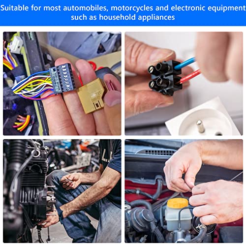 82pcs Repair Kit - Wire Connector Terminal Pin Extractors, Electrical Wiring Crimp Back Needle Removal Tool with Protective Bag