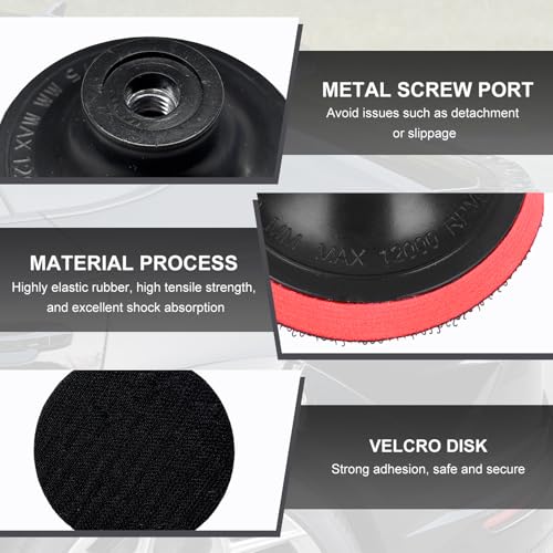 10 PCS Glass Polishing Kit, Windscreen Glass Scratch Removal Kit with 100g Cerium Oxide Powder, Felt Buffing Pad Wool Polishing Wheel Scratch Repair Kit for Glass Window Windshield - color: 10 PCS