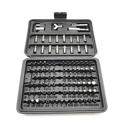 100 - Pcs 1/4 Torx Hex Torq Security Bit Set Tamper Proof Case Screwdriver - size: 100 Piece set