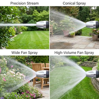 Pressure Washer Gun, Garden Hose Nozzle Fits 3/4" Garden Hose, Leak-proof Handheld High Pressure Spray Wand for Cars & Patios, with Foam Cannon, Heavy-Duty Storage Bag and Multi-Adapter Kit