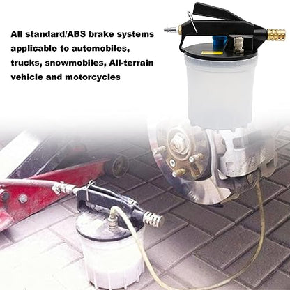 Saihisday 2L Brake Bleeder Vacuum Pump Kit，Long Silicone Hose Brake Bleeder Vacuum Brake Bleeder Brake Bleeder Tool with 40Inch Long Silicon Hose for Automotive Bleeding