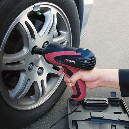 Wagan EL2257 12V DC Mighty Impact Wrench, 1/2 inch 12 Volt Electric Impact Wrench Kit, 271 ft-lbs, Tire Repair Tools with Sockets and Carry Case - size: EL2257 12V