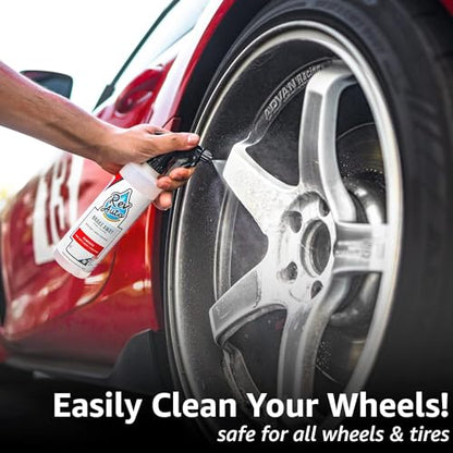 Rev Auto Wheel and Tire Cleaner (1 Gal) - Professional Car Wheel Cleaner That Removes Brake Dust and Tire Browning | Car Tire Cleaner and Rim Cleaner For Car That is Best Used With Wheel Cleaner Brush