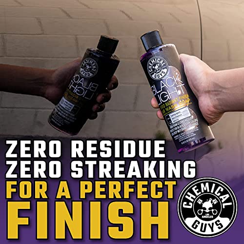 Chemical Guys CWS619 Black Light Foaming Car Wash Soap & Refill Kit, 2 Bottles - (1) 16 oz and (1) Gallon (Works with Foam Cannons, Foam Guns or Bucket Washes) 144 oz - size: 144 oz, style: SOAP
