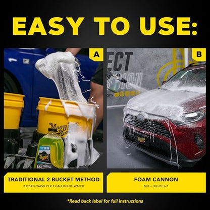 Meguiar’s Hybrid Ceramic Starter Kit - Premium Car Detailing Kit Includes Car Wash and Wax, Car Wax, Spray Detailer, and Tire Shine All with Advanced Hybrid Ceramic Chemistry for Amazing Protection - style: Ceramic Starter Kit