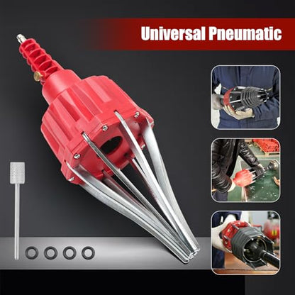 20Pcs Universal Pneumatic CV Joint Boot Installation Tool Kit | Built-In Pneumatic System, Made of Reinforced Nylon and Fiberglass, Carbon Steel Claw, Corrosion-Resistant, Widely Compatible