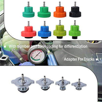 14pcs Cooling System Pressure Tester kit Automotive Radiator Pressure Tester for Motorcycle Car Truck