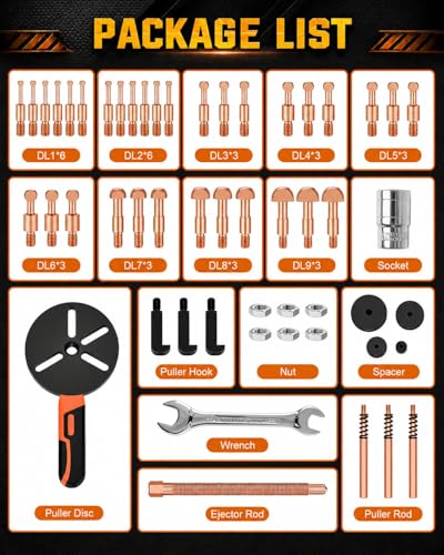 INCENDIOS 55-in-1 Bearing Puller Set, Blind Hole Bearing Removal Tool with Internal & External Bearing Puller Tools, Inner Outer Bearing Separator Kit for Automotive Motorcycle Industrial Repair