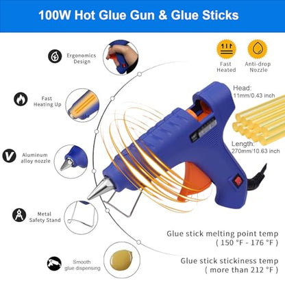 Dent Puller Kit for Cars, Professional Paintless Dent Repair Kit for Auto Body Dent Removal - 59PCS