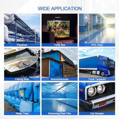 Hot Air Plastic Welder 1600W Plastic Welding Roofing Kit 110V, Vinyl PVC TPO Welding Handheld Plastic Hot Air Heat Gun Welding Torch with Various Nozzles - size: Standard Ver.
