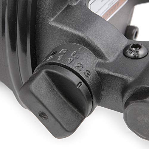 Stark USA 1" Air Impact Wrench Gun Long Shank Pneumatic Truck Mechanics Socket (38mm & 41mm) Set Truck Trailer Heavy Duty Repairs and Maintenance with Carrying Case - color: Black