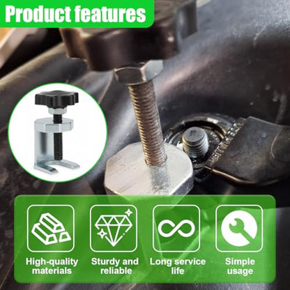 Car Windshield Wiper Arm Removal Tool, Steel Heavy Duty Car Wiper Arm Puller Tool with Adjustable Knob, Universal Hand Automotive Disassembly Accessories for Car Truck SUV RV (2PCS) - size: 2PCS