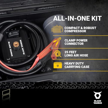 Portable Air Compressor – On‑Board & Offroad Tire Inflator for Cars, Trucks & 4×4 Vehicles – Automatic Pressure Control, High PSI & Dual‑Motor Options (Twin Air Compressor 561T) - style: Twin Air Compressor 561T