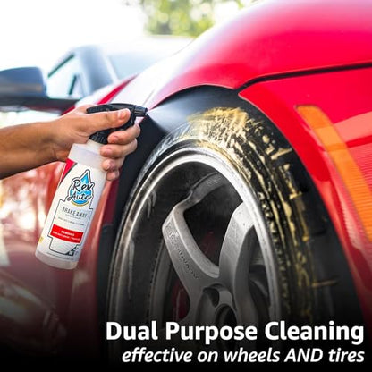 Rev Auto Wheel and Tire Cleaner (1 Gal) - Professional Car Wheel Cleaner That Removes Brake Dust and Tire Browning | Car Tire Cleaner and Rim Cleaner For Car That is Best Used With Wheel Cleaner Brush
