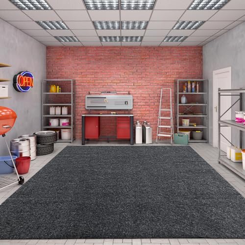 MABOZOO Garage Floor Mat 18x7.7 Ft, Extra Large Garage Carpet Rug, Reusable Absorbent Oil Spill Mat, Washable Parking Flooring Rug for Under Car, Protects from Spills, Drips and Stains - size: 7'9''x18'
