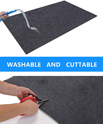 Turkey Fryer Mat,for Floor Surface/Absorbent mat Lightweight Washable Floor Mat to Protect Decks and Patios from Grease Splatter,Against Damage and Oil Stains or Grease Spills，Back Non-Slip (36”×30“) - size: 36”×30“