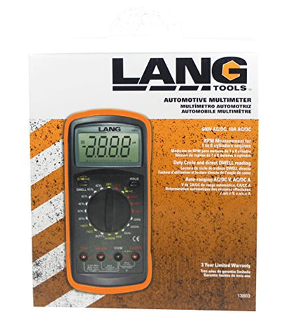 Lang Tools 13803 Automotive Digital Multimeter