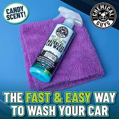Chemical Guys, Swift Wipe Waterless Car Wash Spray, High Lubrication, 16 oz | Spray and wipe to clean and shine paint, glass and wheels with no water, a slick gloss for quick washes anywhere - size: 16 Fl Oz (Pack of 1)