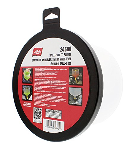 Lisle 24680 Spill-Free Funnel, Standard Adapters, 11 x 7 x 7 inches - style: Standard Adapters