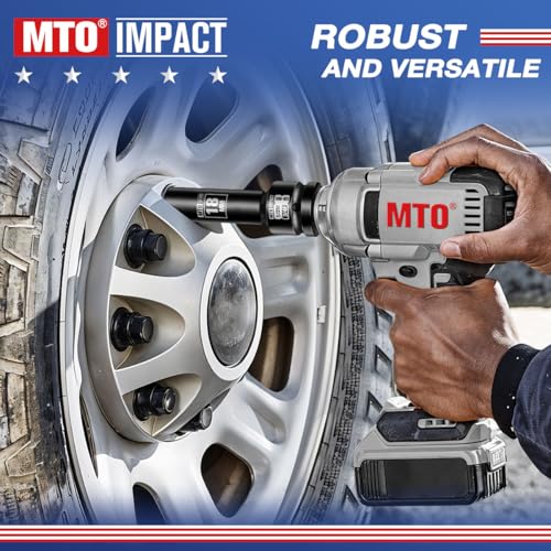 MTO 2 Pieces 3/4" Female to 1/2" Male Impact Socket Adapter, 3/4" Drive Impact Socket Reducer Set, Chrome Molybdenum Alloy Steel - size: 3/4" Female to 1/2" Male